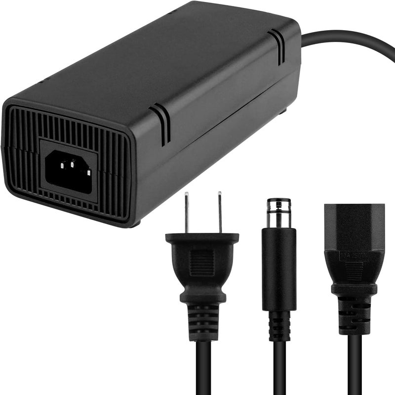OSTENT US AC Adapter Charger Power Supply Cable Cord for Microsoft Xbox 360 E Console - Image 1